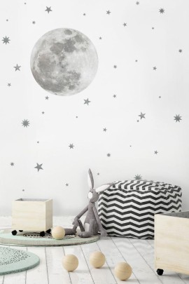 Dolunay Çocuk Odası Duvar Stickerı