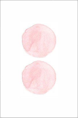 Pembe Mühür Puantiyeler Çocuk Odası Stickerı
