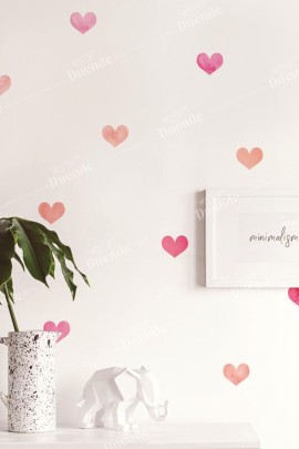 Watercolor Kalpler Çocuk Odası Stickerı