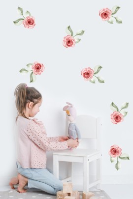Yaz Çiçekleri Çocuk Odası Stickerı