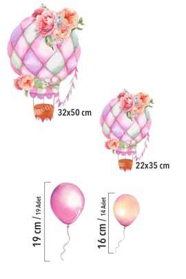 Çiçekli Soft Balonlar
