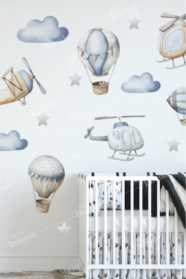 Fantastik Gökyüzü 2 Çocuk Odası Stickerı