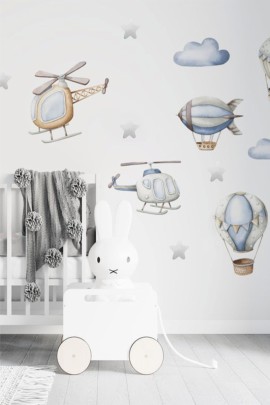Fantastik Gökyüzü 2 Çocuk Odası Stickerı