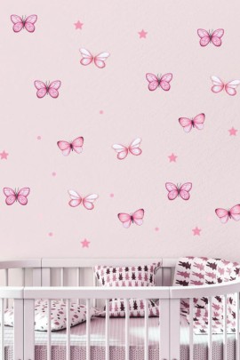 Kelebekler Vadisi Çocuk Odası Stickerı