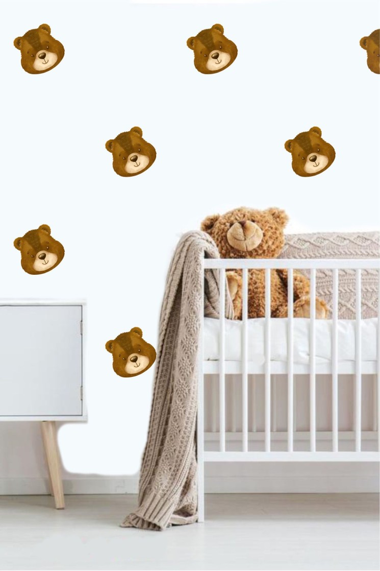 Minik Ayıcık Bombo Duvar Stickerı