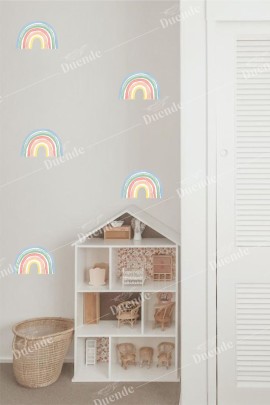 Renkli Gökkuşağı Çocuk Odası Stickerı