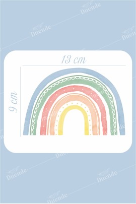 Renkli Gökkuşağı Çocuk Odası Stickerı